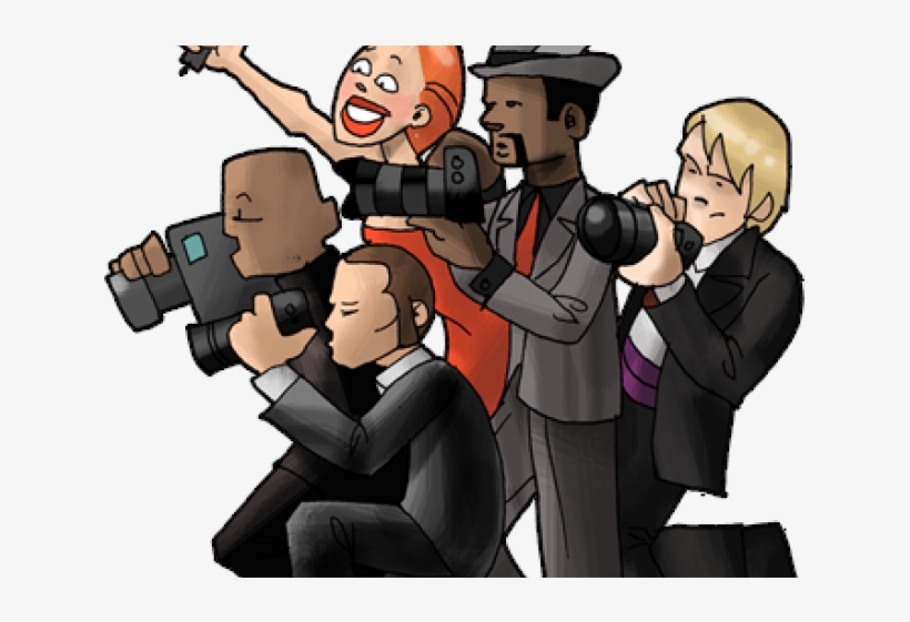 Paparazzi Png Transparent Images - Paparazzi Cartoon, transparent png download