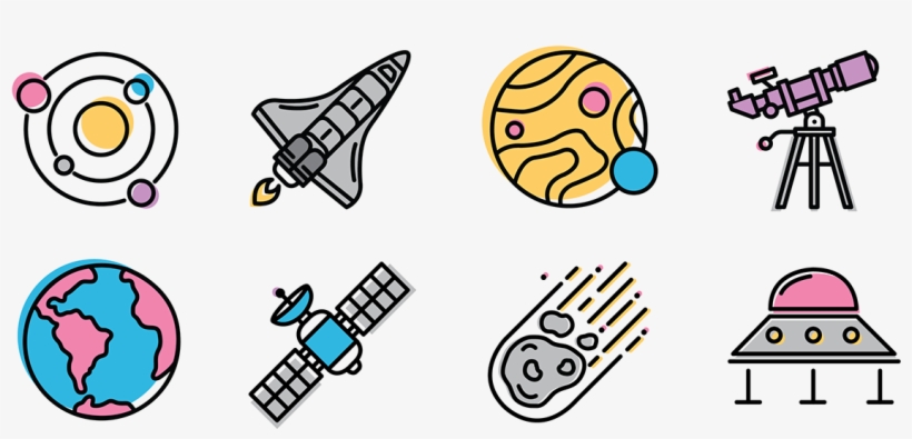 Space Icon Collection On Behance, transparent png download