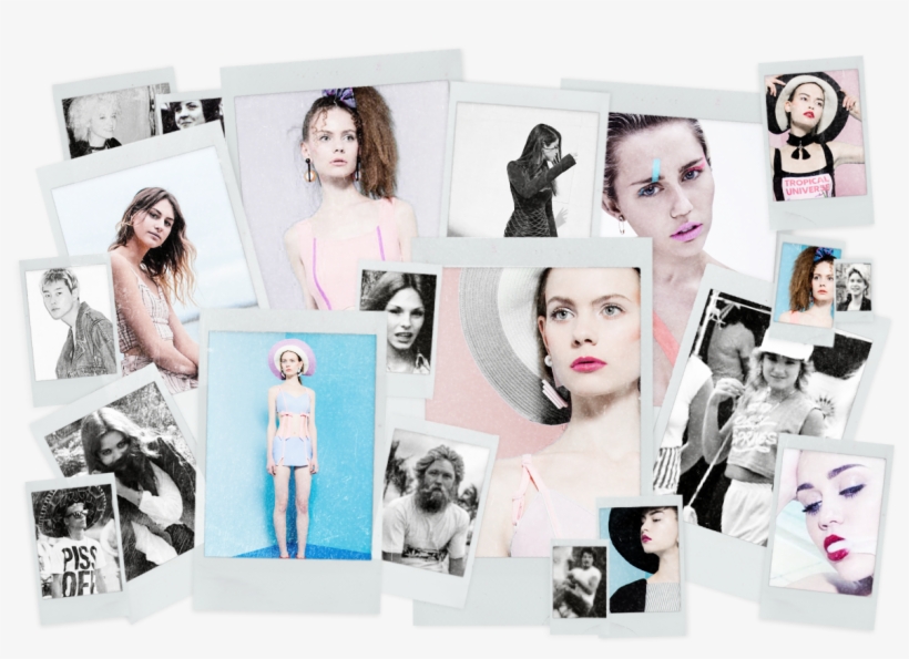 Template Stack Of Real Instax Polaroids For This Template - Dolphin Shorts From The 80's, transparent png download