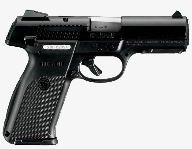 Ruger Sr9b 9mm 4″ 2-17r - Ruger Security 9mm, transparent png download