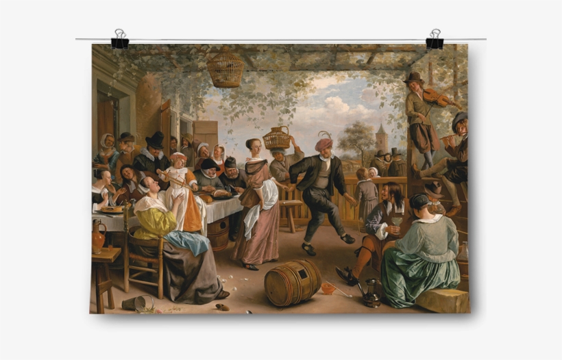 Jan Steen - Dancing Couple, transparent png download