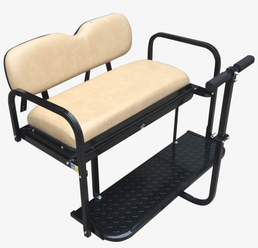 Ezgo Txt Golf Cart Rear Flip Seat Kit W/ Diamond Plate, transparent png download