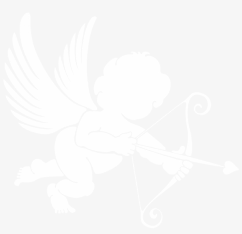 Free Png Download Cupid Silhouette Png Images Background - White Cupid Png, transparent png download