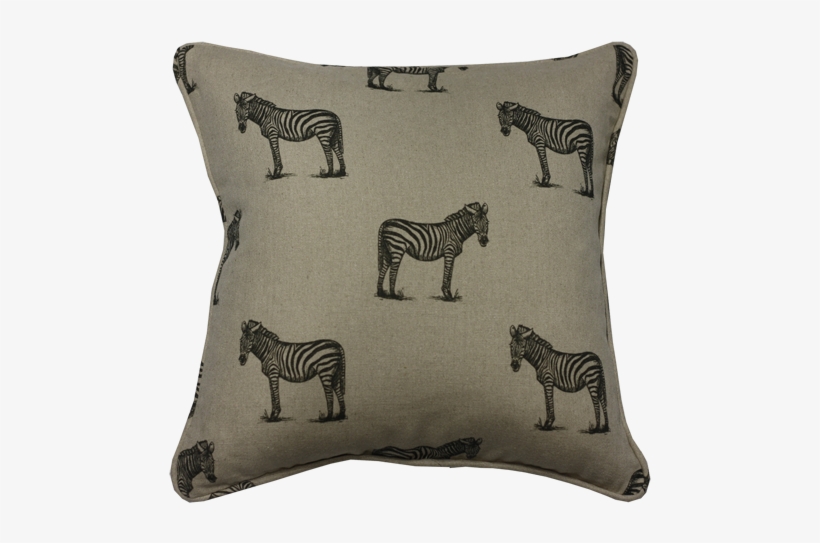 Zebra Print Cushion - Cushion, transparent png download