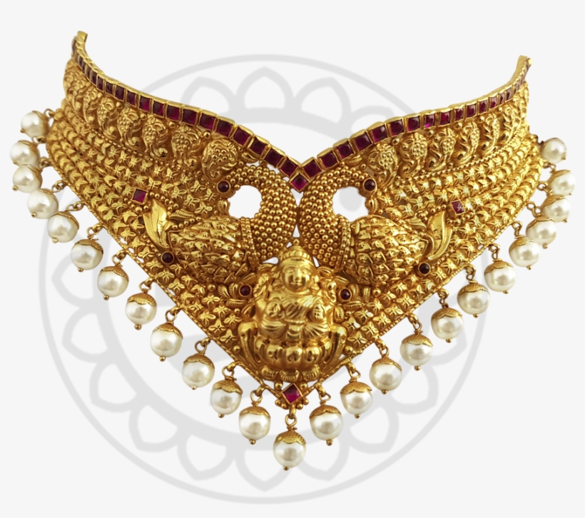 Gold Choker - Crystal, transparent png download