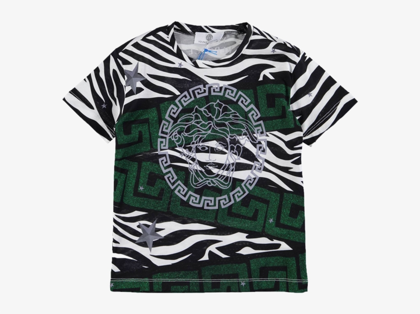 Picture Of Grecian Zebra Print T-shirt - Kid Dress Transparent Png, transparent png download