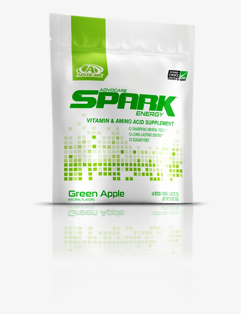 Spark - Green Apple - Advocare Spark Blue Raspberry, transparent png download