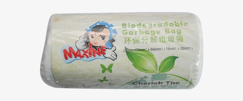Maxine Biodegradble Garbage Bag White 50's - Cartoon, transparent png download