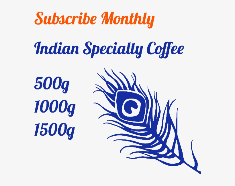 Subscribe Monthly Indian Specialty Coffee - Art, transparent png download