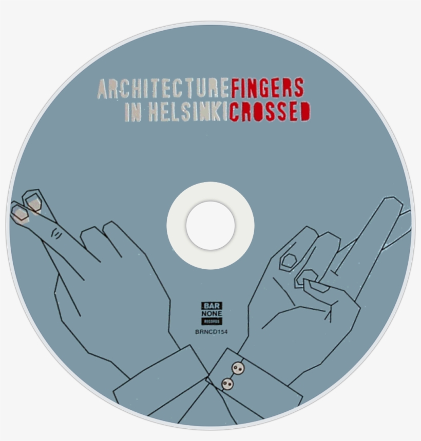 Architecture In Helsinki Fingers Crossed Cd Disc Image - Dod, transparent png download