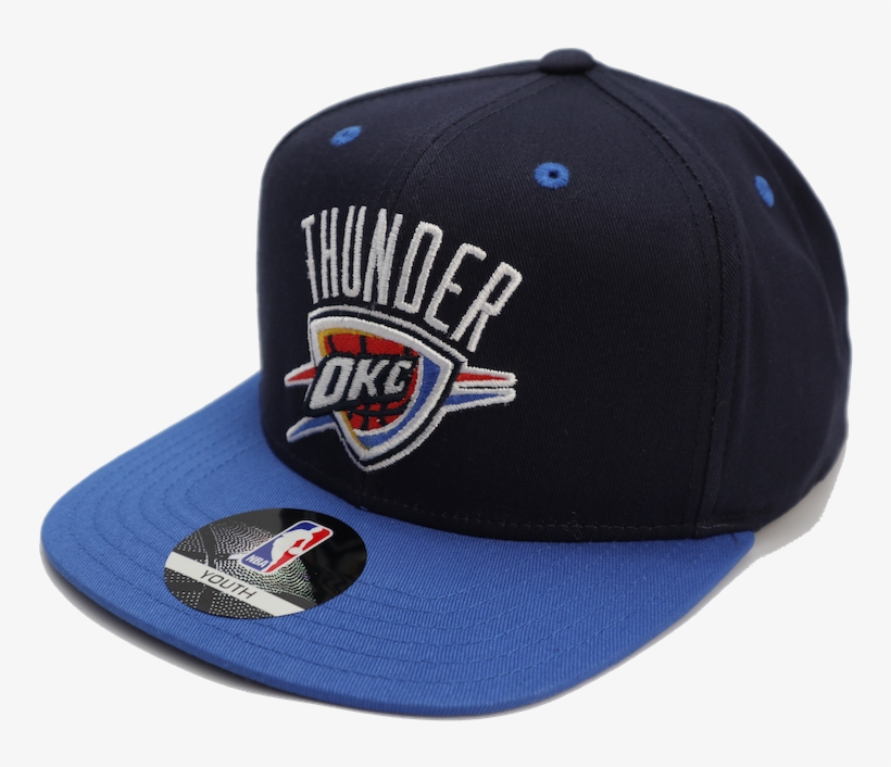Oklahoma City Thunder Nba Team Logo Two-tone Youth - Oklahoma City Thunder, transparent png download