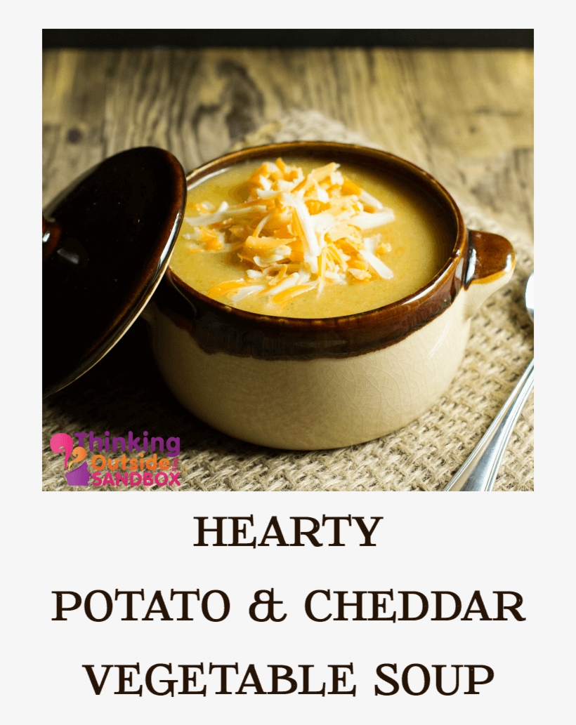 Potato And Cheddar Vegetable Soup Recipe, transparent png download