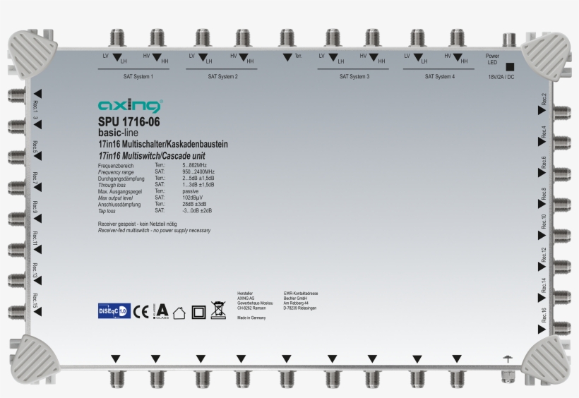 Compare Product - Spu 1712 06 Axing, transparent png download