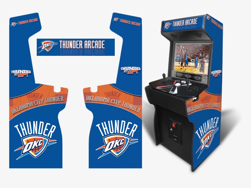 Custom Permanent Full Size Oklahoma City Thunder Inspired - Arcade Cabinet Star Wars, transparent png download