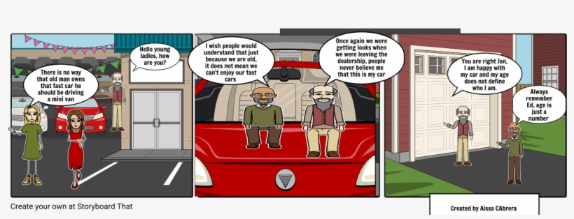 There Is No Way That Old Man Owns That Fast Car He - Cartoon, transparent png download