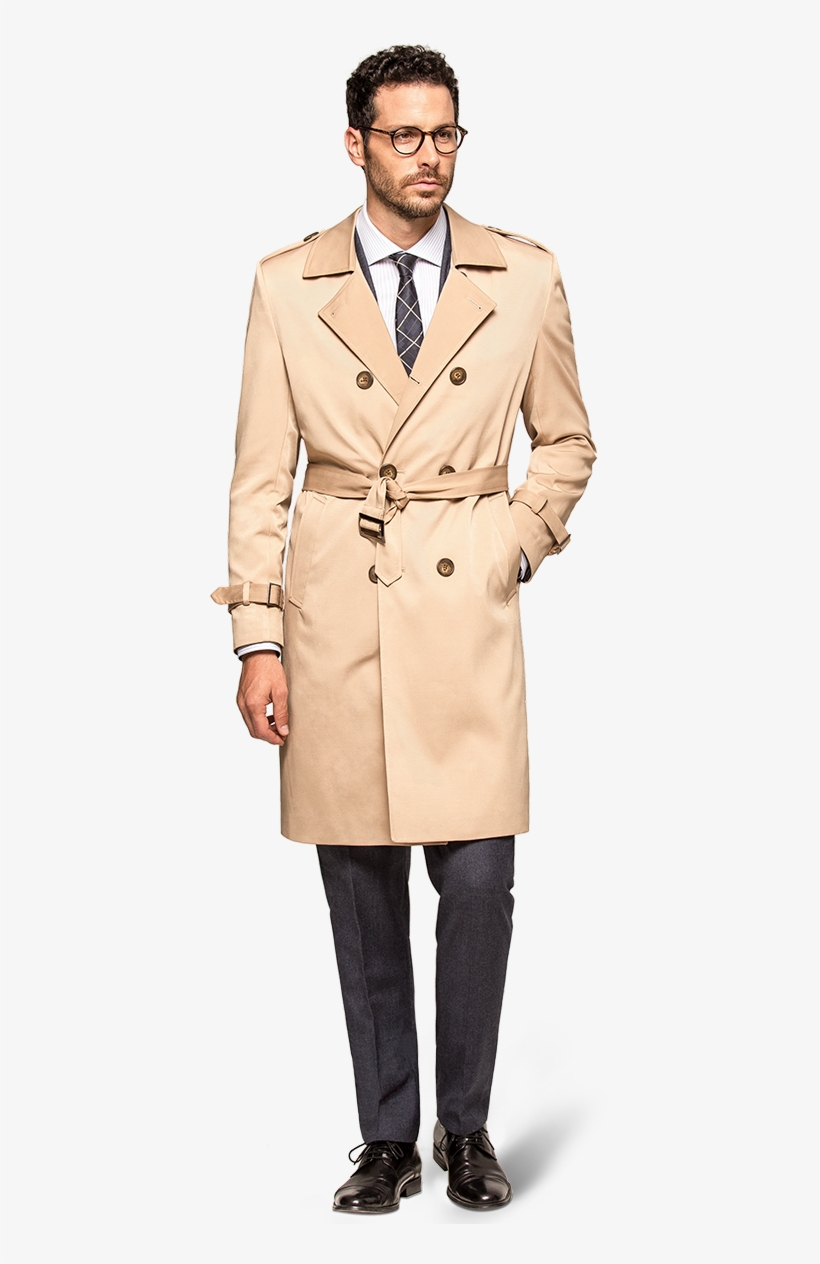 Trench Coat For Men - Gabardina Hombre, transparent png download