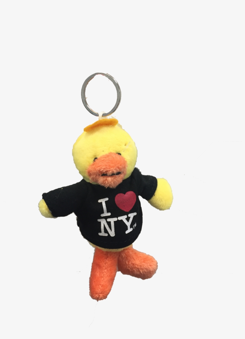 I Love Ny Duck Plush Key Chain Photo - Love Ny T Shirt, transparent png download