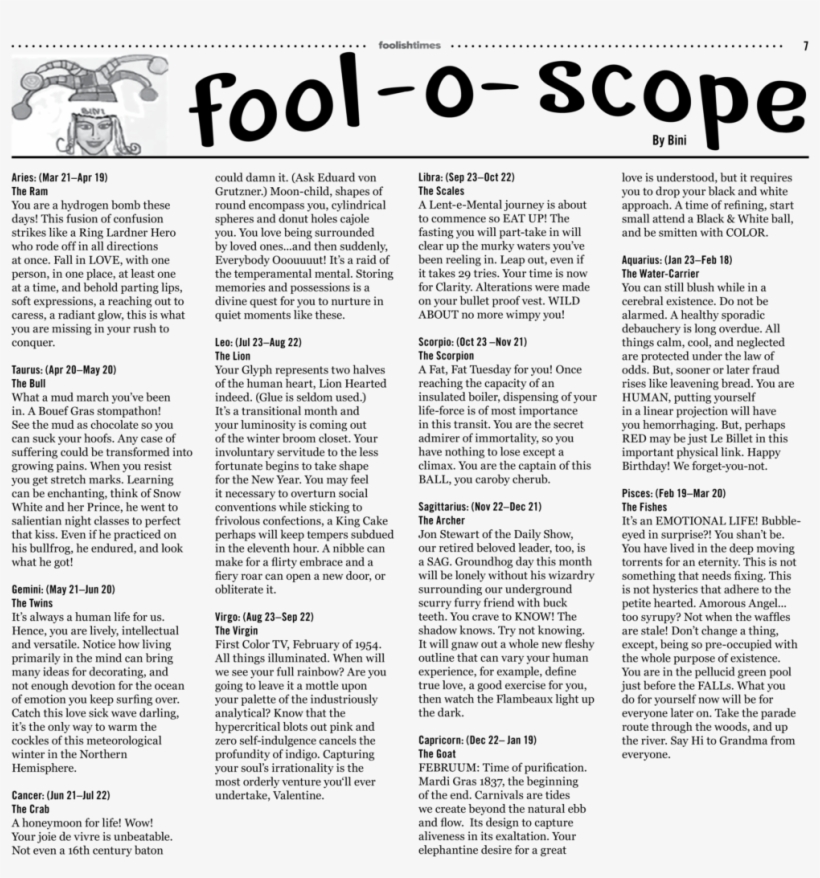 Fool O Scope - Document, transparent png download