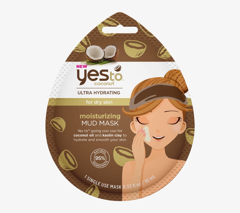 Yes To Coconuts Moisturizing Mud Mask Now €2 - Yes To Coconut Mud Mask, transparent png download
