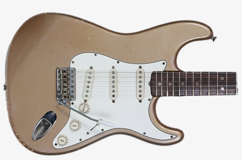 1970 Fender Stratocaster Firemist Gold - Electric Guitar, transparent png download