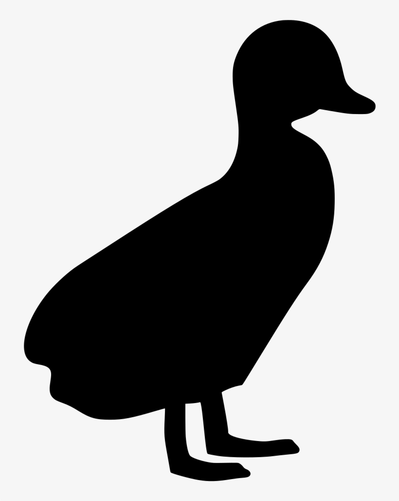 Download Png - Duck Silhouette, transparent png download