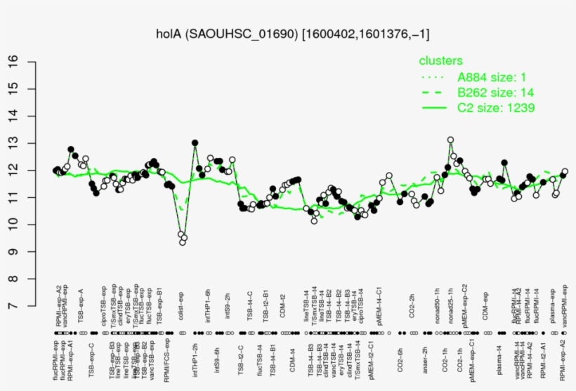 Expression Profile Of Segment Hola - Plot, transparent png download