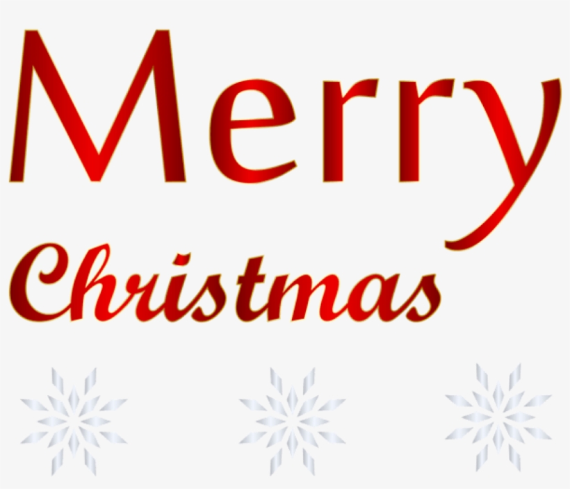 Free Png Red Text Merry Christmas Png - Script, transparent png download