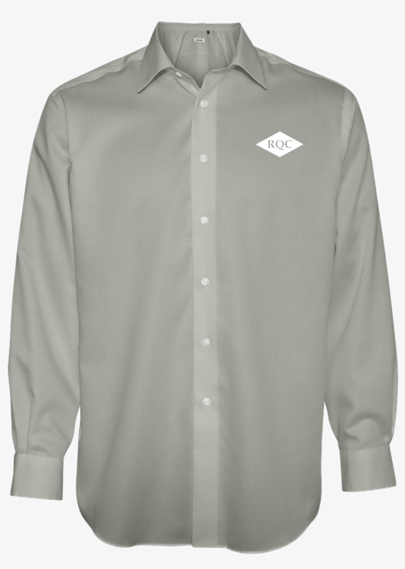 Men's Calvin Klein Pindot Shirt - Long-sleeved T-shirt, transparent png download