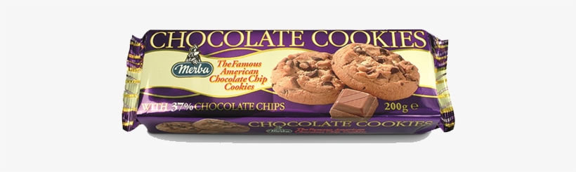 Chocolate Chip Cookies 200g - Chocolate, transparent png download