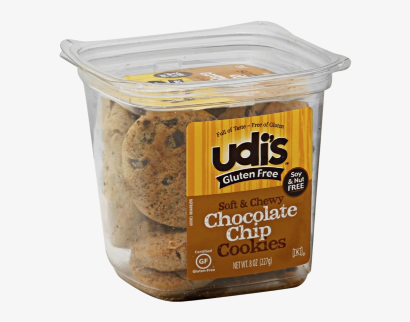 Udi's Gluten Free Chocolate Chip Cookies - Gold Udis Cookies Chocolate Chip, transparent png download