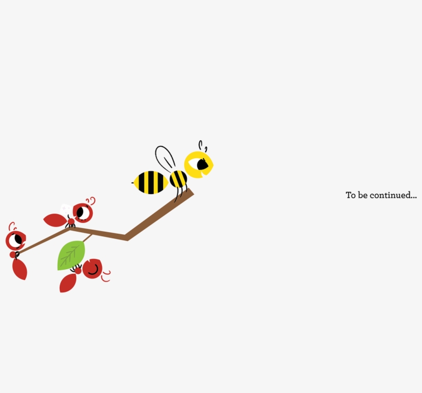 The Ants, The Bee, And The Magical Sugar Cube - Graphic Design, transparent png download