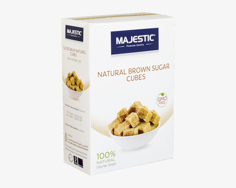 Natural Brown Sugar Cubes 500g - Dish, transparent png download