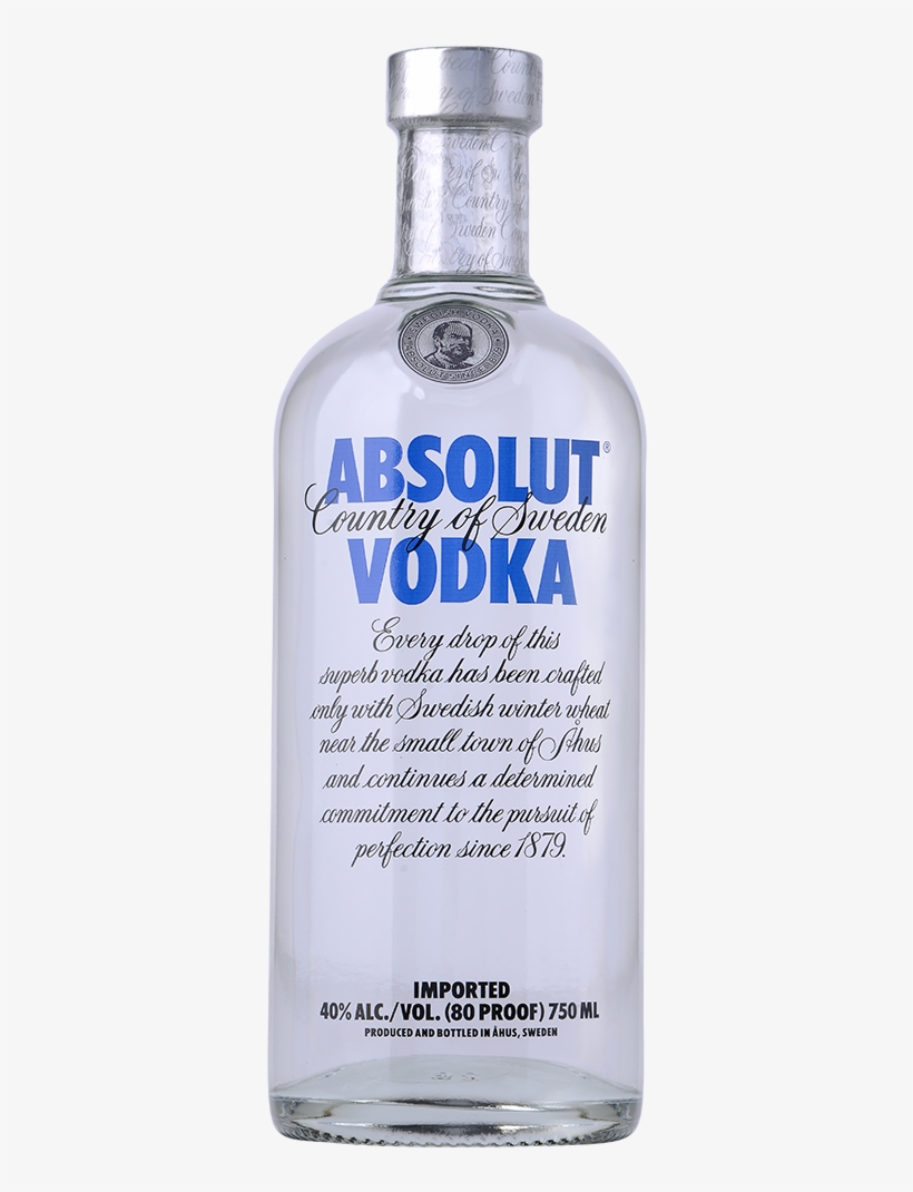 Absolut Blue Vodka 75cl - Absolut 1.75 Lt Png, transparent png download