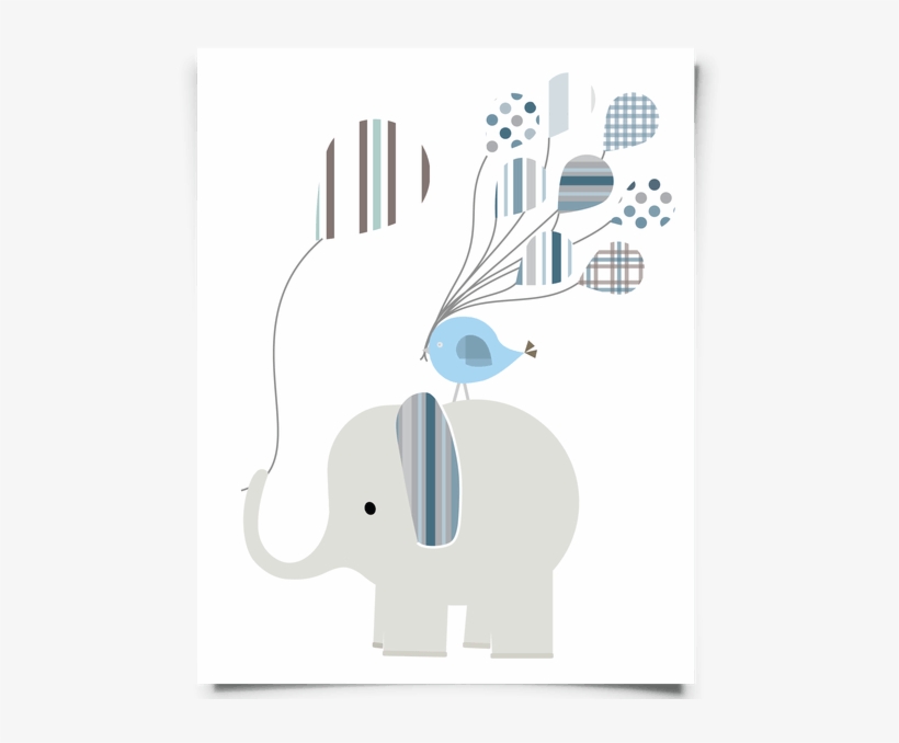 Download Free Printable Elephant Nursery Art For A Little Boy - Baby ...