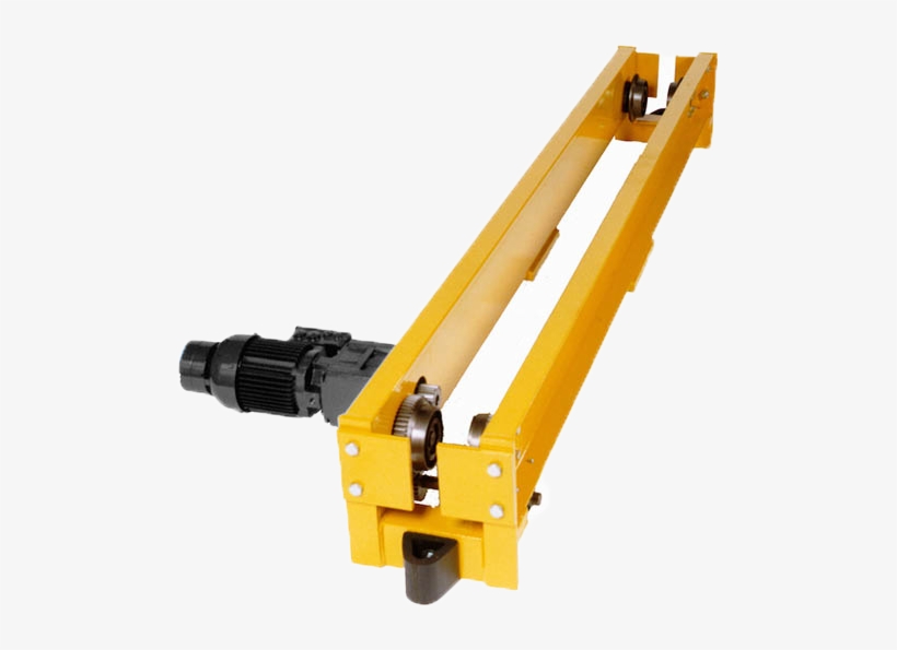 Front And Top View Of Under Running Endtruck - Crane, transparent png download