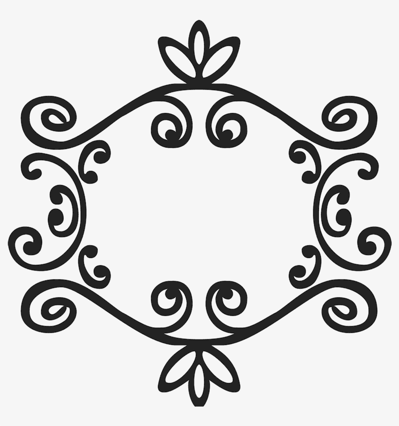 Princess Frame Rubber Stamp - Circle, transparent png download