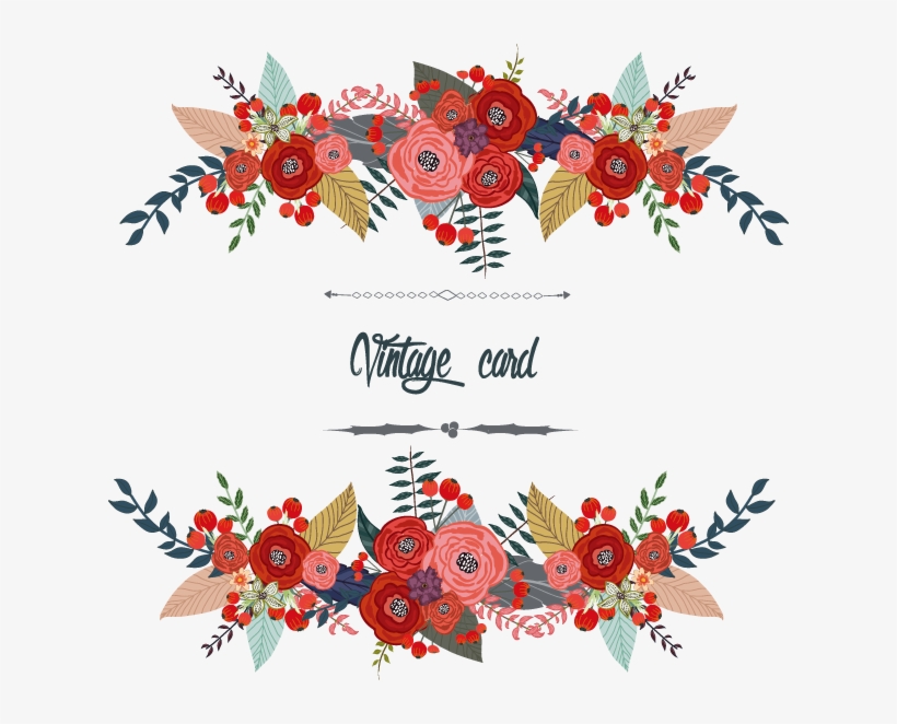La Planta De La Vid - Floral Vector Border, transparent png download