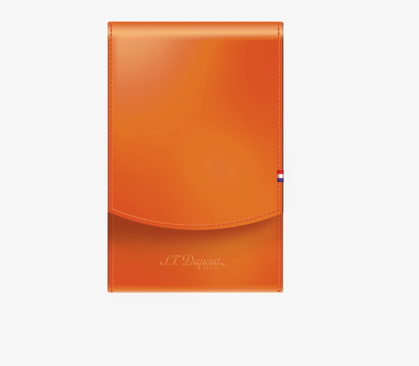 St Dupont Orange Cigarette Pack Case - Wallet, transparent png download