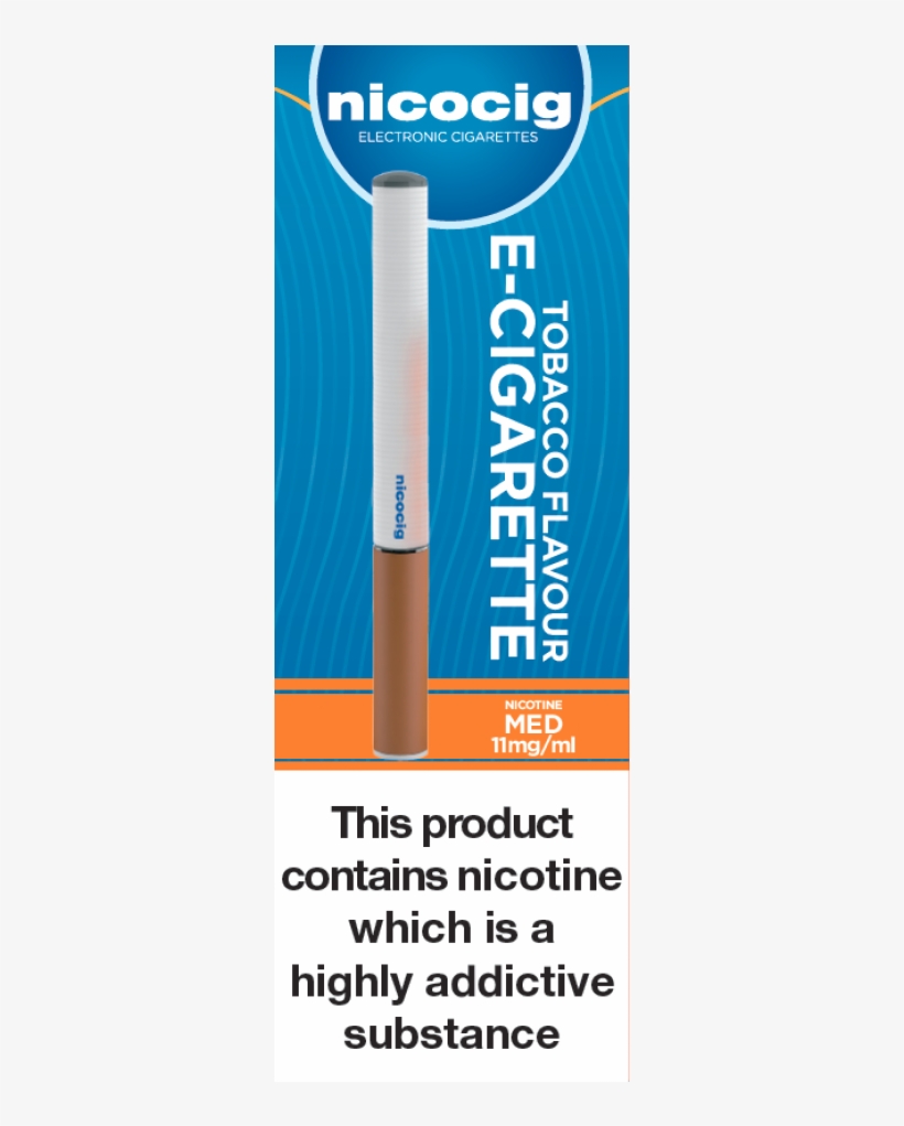 Nicocig Disposable Tobacco Flavour Electronic Cigarettes - E Cig Disposable Bnm, transparent png download