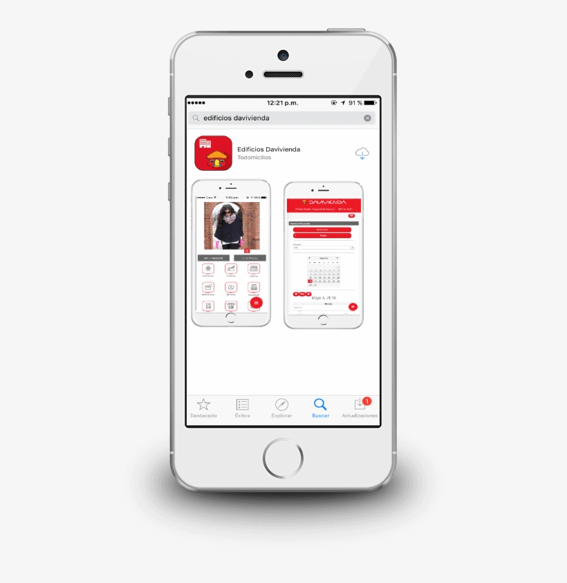 Descargue El App Edificios - Iphone, transparent png download