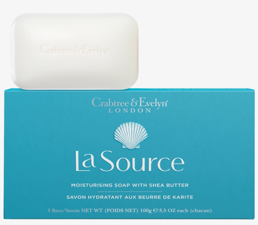 Crabtree & Evelyn La Source Triple Milled Soap - Bar Soap, transparent png download