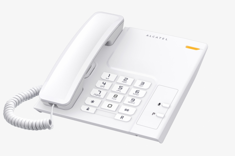 Alcatel Phones T26 White Picture - Alcatel T56 Corded Phone, transparent png download