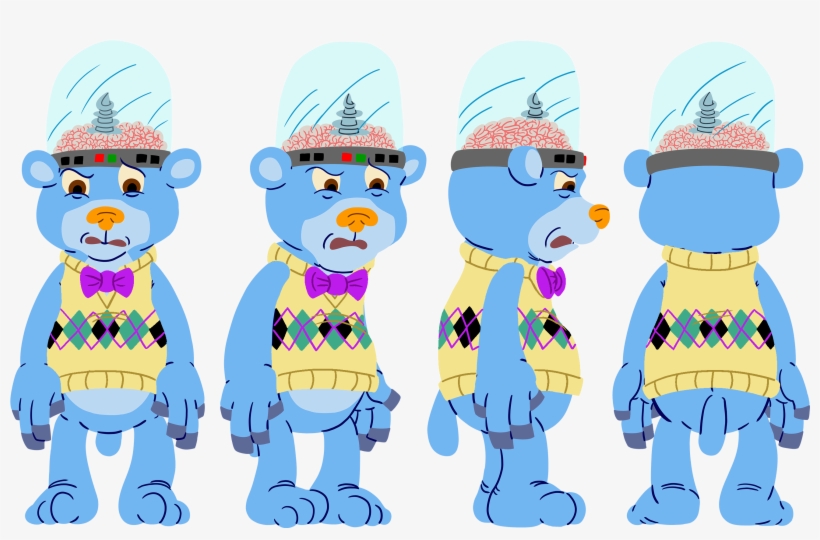 Brains Turnaround Updated - Cartoon, transparent png download