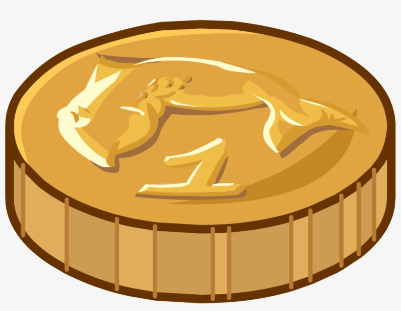 Coin - Club Penguin Coin Emote, transparent png download