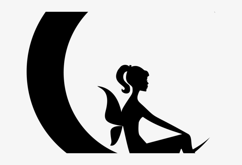 Clip Art Freeuse Download Lunar Free On Dumielauxepices - Clipart Transparent Fairy Silhouette, transparent png download
