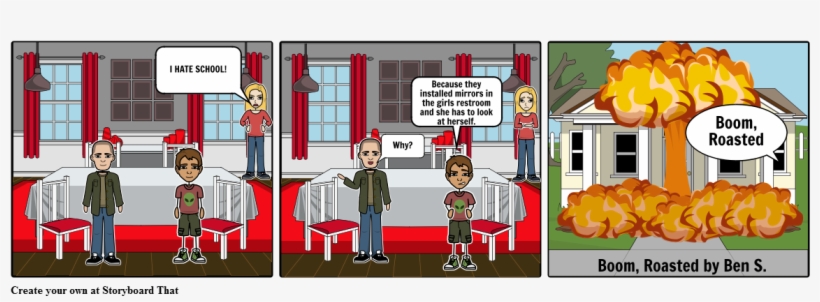 Boom, Roasted - Cartoon, transparent png download