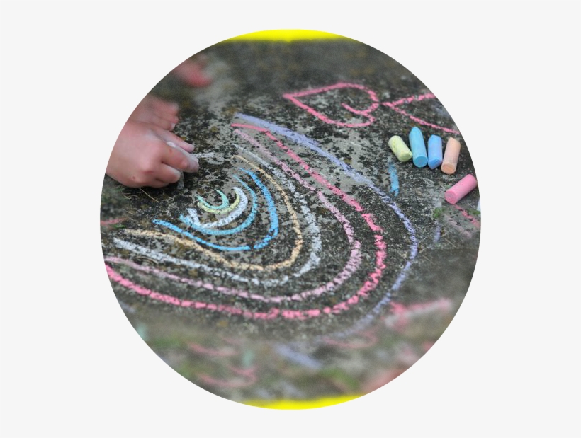 Picture Frames For Chalk Drawings - Circle, transparent png download
