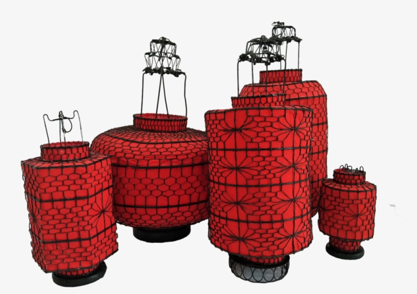Red Oriental Lanterns - Oriental Lanterns Png, transparent png download