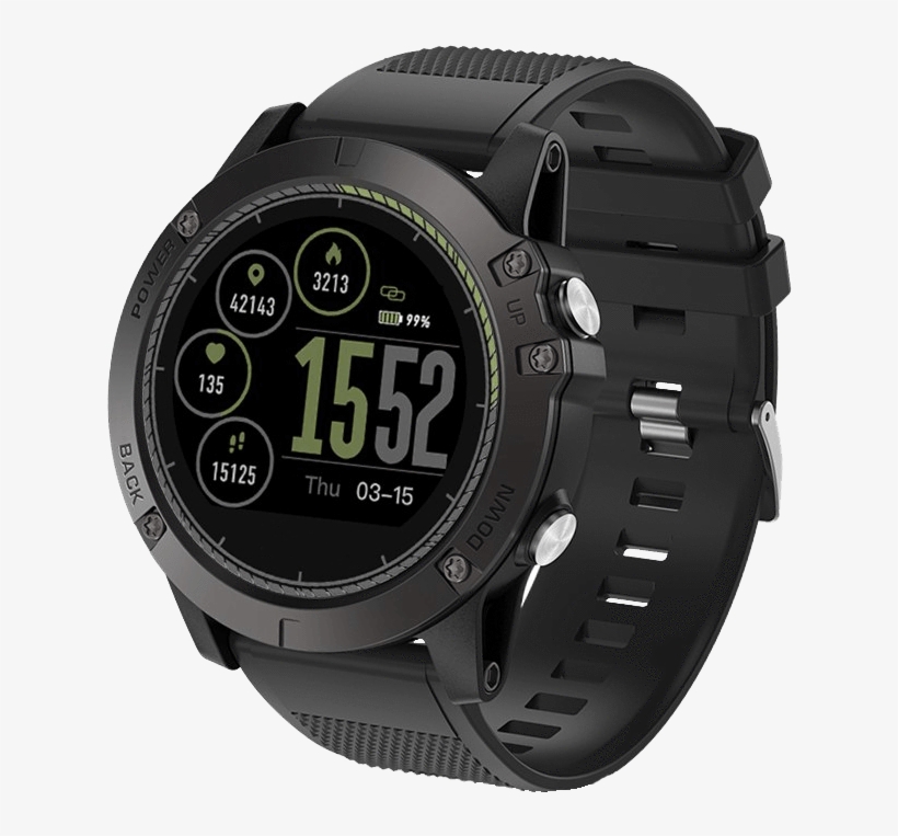 G6 Tactical Smartwatch - Fenix 5x Plus Titanium, transparent png download