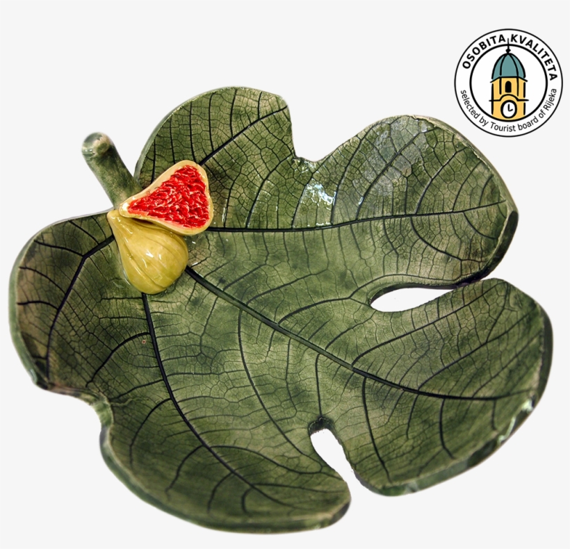 Ceramic Bowl In The Shape Of A Fig Leaf - Turkey, transparent png download